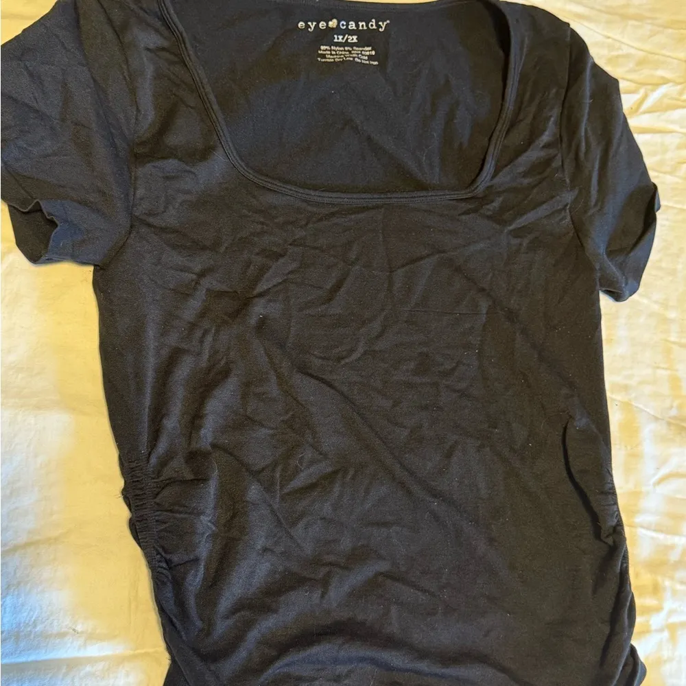 Women’s size 1X/2x Eye Candy Women's Black Top - Image 6