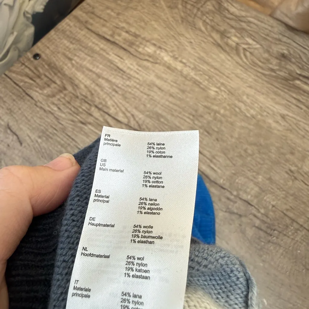 Maje Sweater In Color Gradient Azure Blue size 1 - small - Image 9