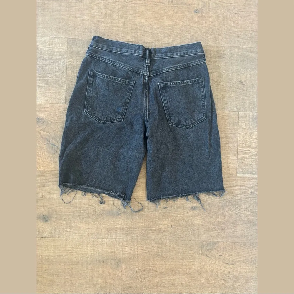 we the free people ripped raw hem jorts long jean shorts - Image 2