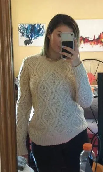 Forever 21 Cream Chunky Sweater - Image 2