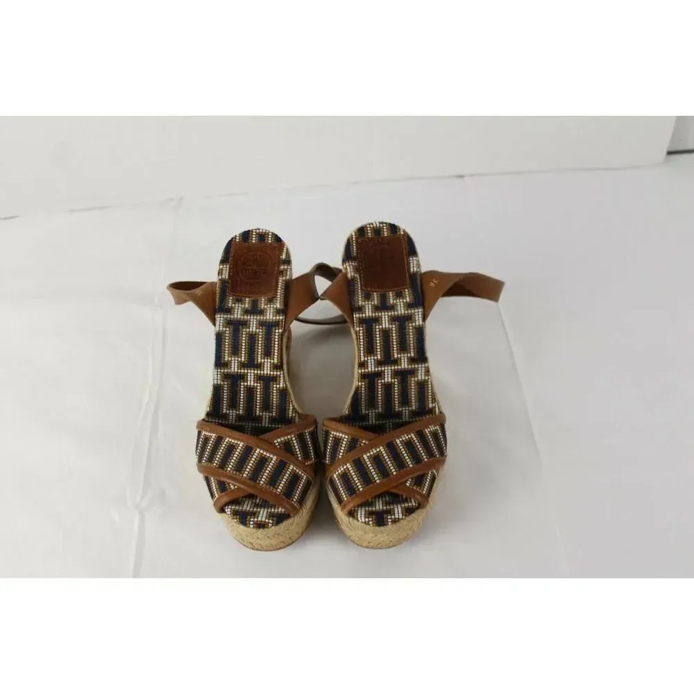 ladies Tory Burch Wedges size 36 - Image 4