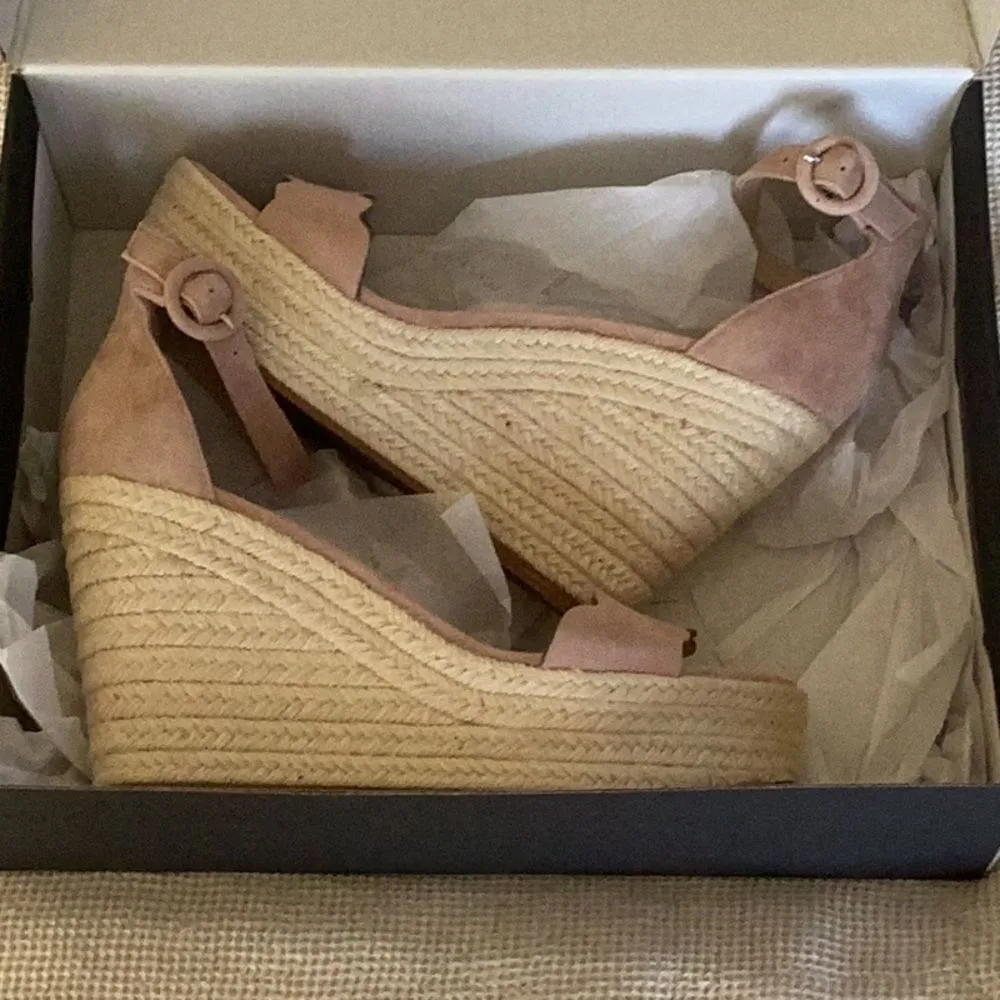 Pelle Moda Ryne Wedge – Blush Kid Suede | Women Wedges, size 9.5, NWT Pink - Image 10
