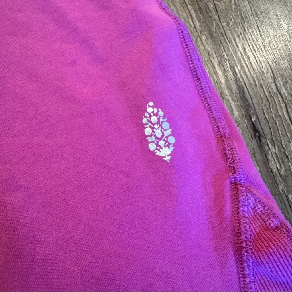 Free People Movement Hot Shot One Piece Romper Magenta Disco Pink Size S - Image 5