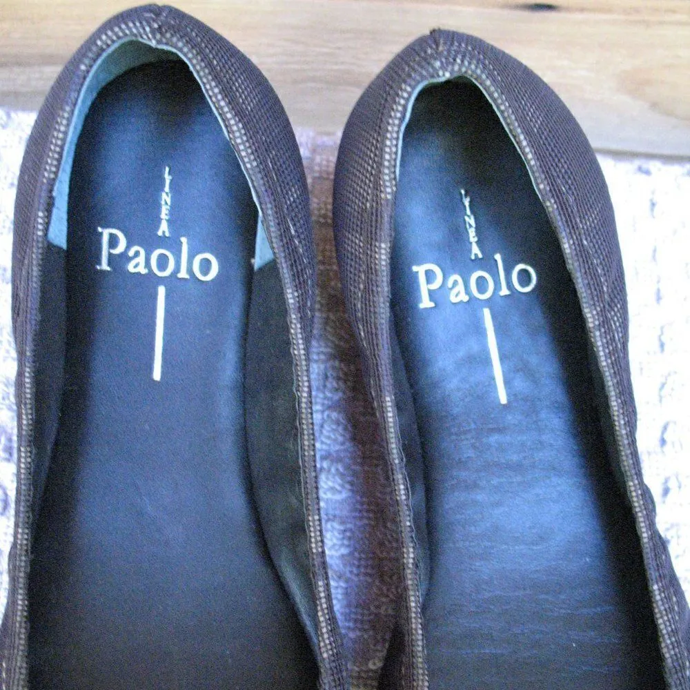 Camouflage Knit Pointed Toe Flats Size 5 - Image 5