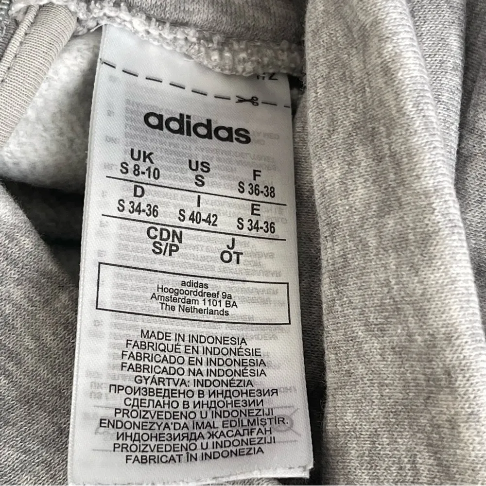 Adidas Essentials Sweatshirt Comfort Funnel Neck Women’s Size S Grey Athlesuire - Image 9