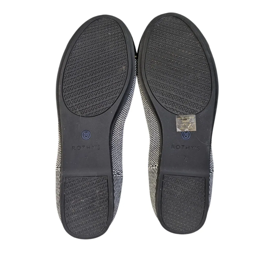 Rothy's  The Flat Grey Mist Cap Toe EUC Size 7  S3546 - Image 9