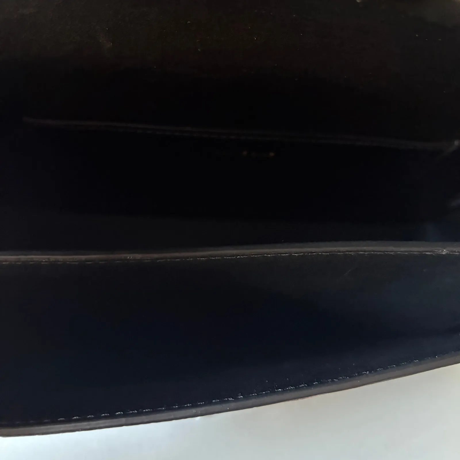 Anine Bing Elly Shoulder Bag Croc Embossed Black Leather Purse - Image 6