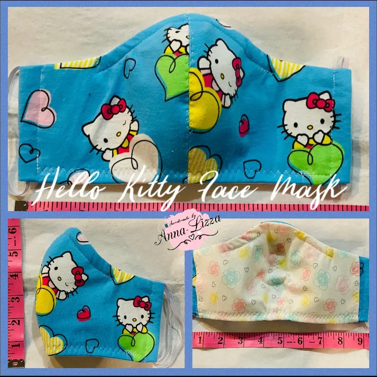 😷Handmade Hello Kitty Face Mask - Image 2