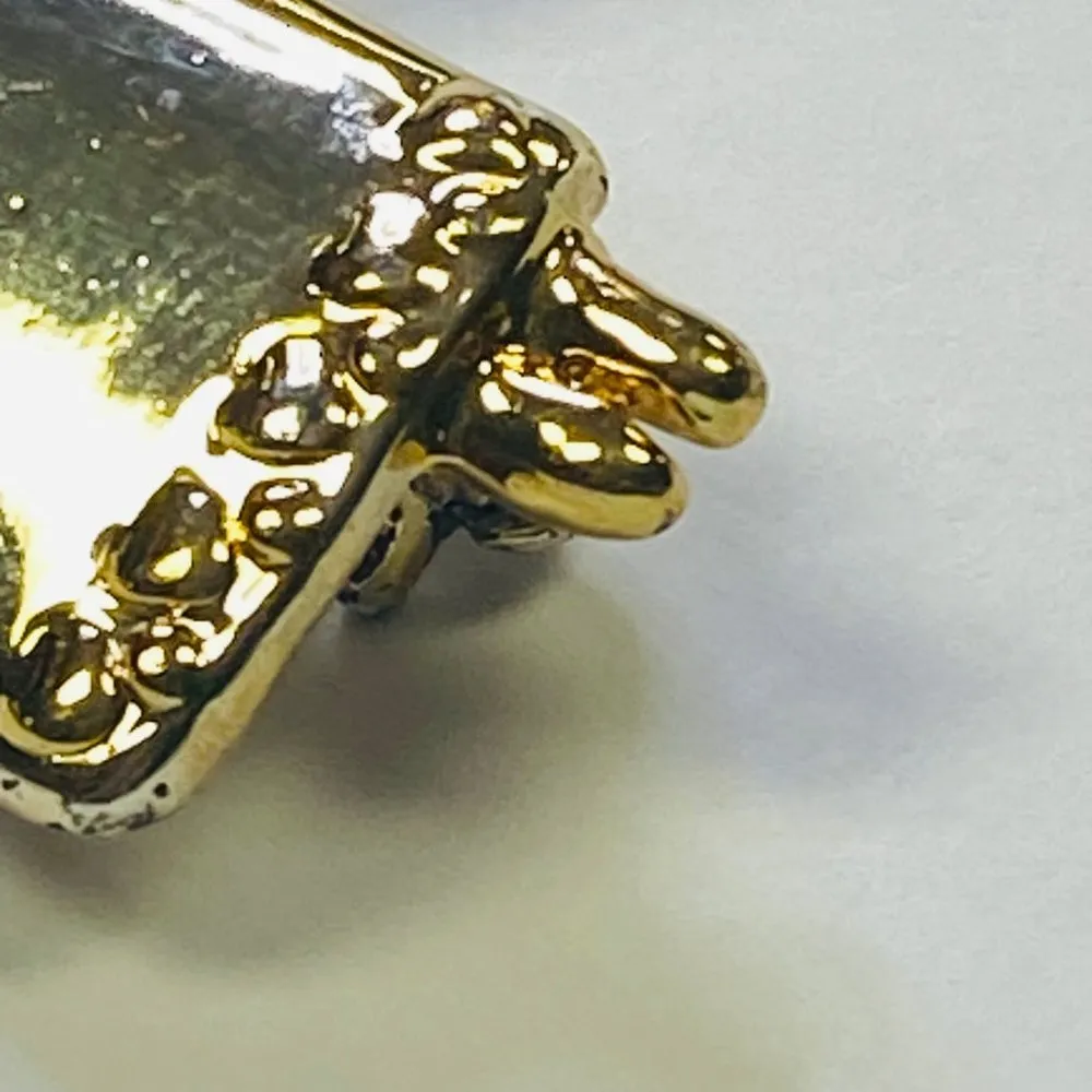 Mother Baby Angel "Mother" Pin Brooch Silver Gold Colors Wings with Hearts - Image 8