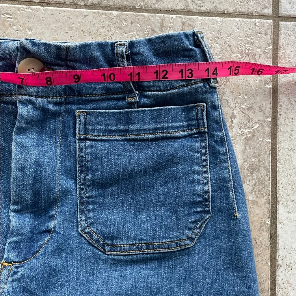 Anthropologie Maeve The Colette Regenerative Cotton Crop Wide-Leg Jeans - Image 12