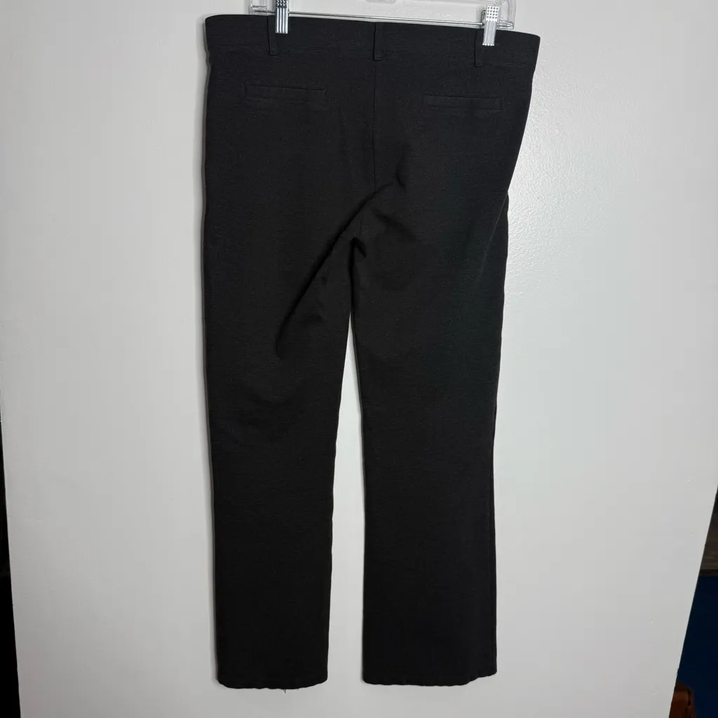 Betabrand Women's‎ Classic Bootcut Dress Yoga Pants Gray XL Stretch W0104-CL - Image 5