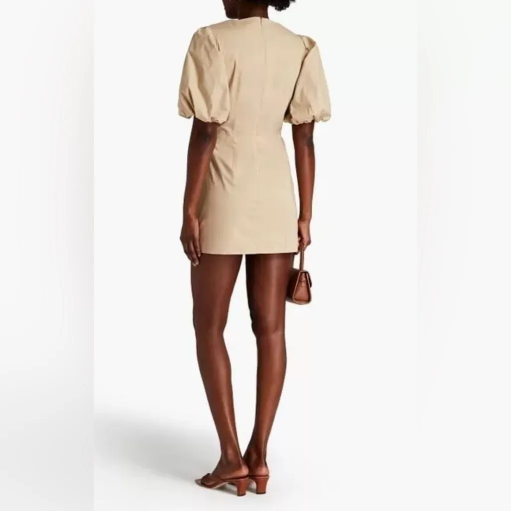Frame Nina mini‎ dress, puff sleeve, beige, in excellent condition
SizeMedium - Image 2
