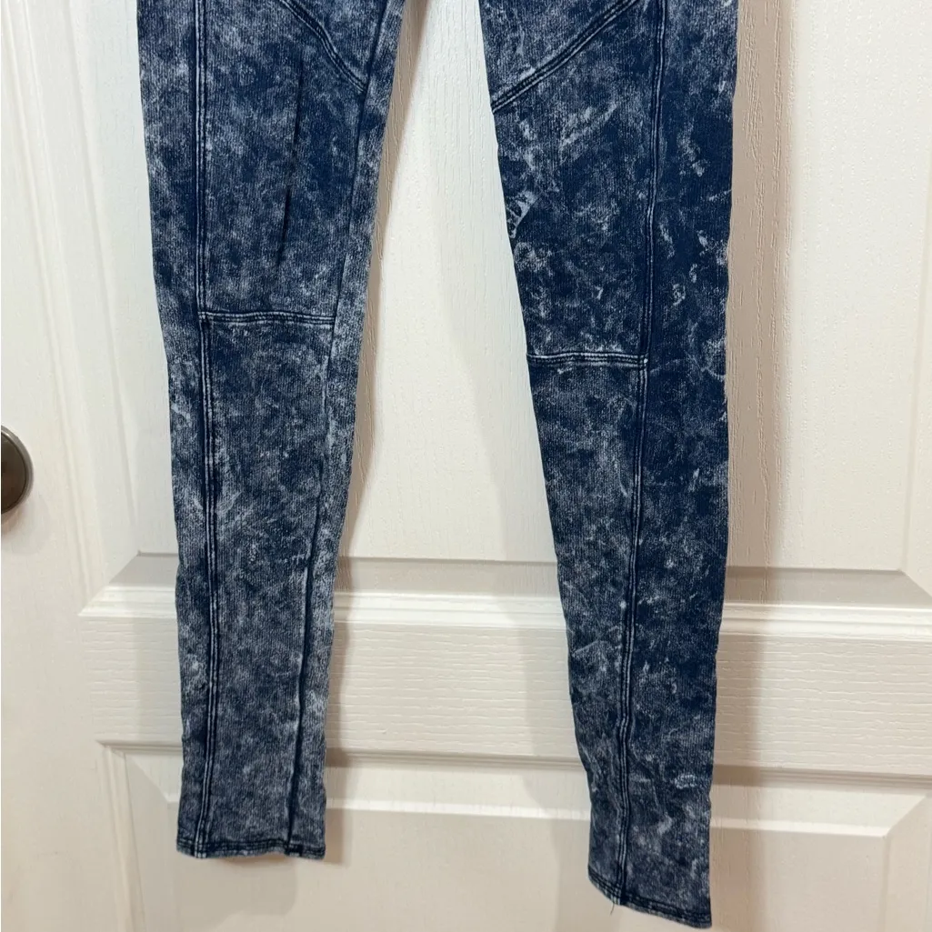 Mudd Indigo and Light Blue Leggings - Image 3