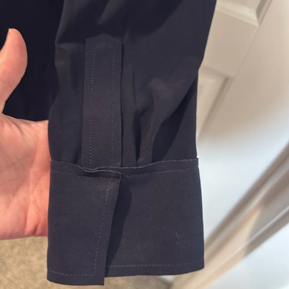 norma kamali romper velcro closure navy medium - Image 6