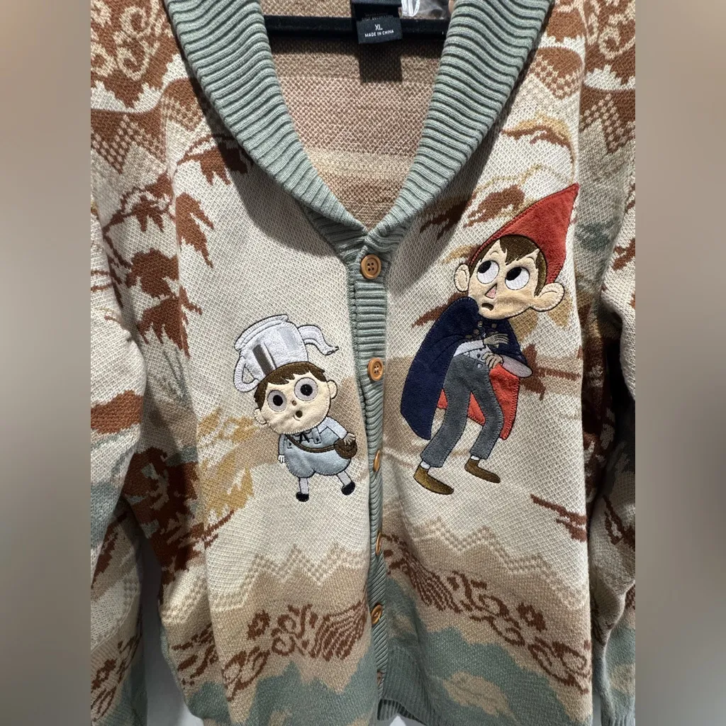 Cartoon Network Over The Garden Wall Greg and Wirt Fall Cardigan - Image 4