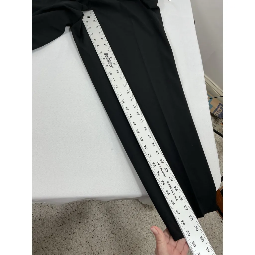 Womans Roz & Ali Dress Pants 18 W Black Tummy Control Short Ankle New With Tags - Image 8