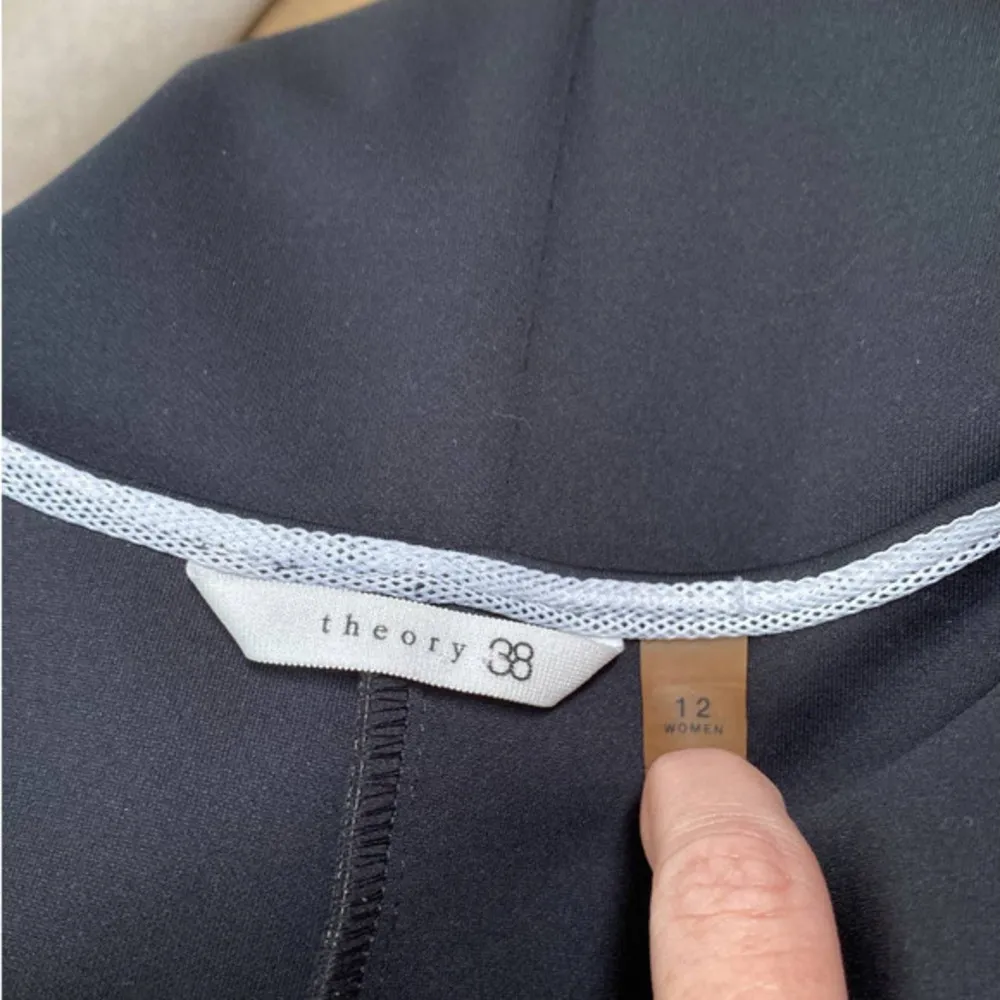 Theory 38 Windsurf Scuba Dress Zip Front Size 12 - Image 3