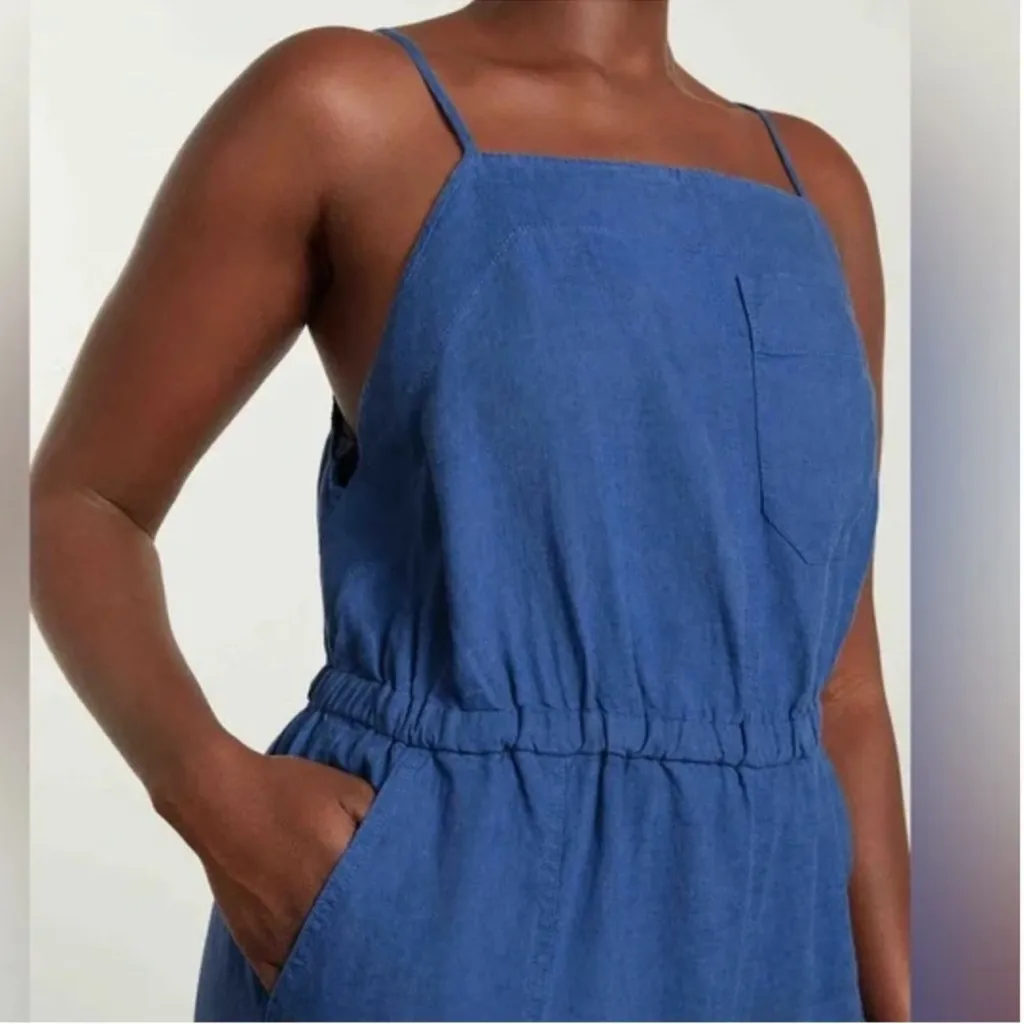 Everlane 100% Linen Shoestring Jumpsuit Size Medium - Image 3