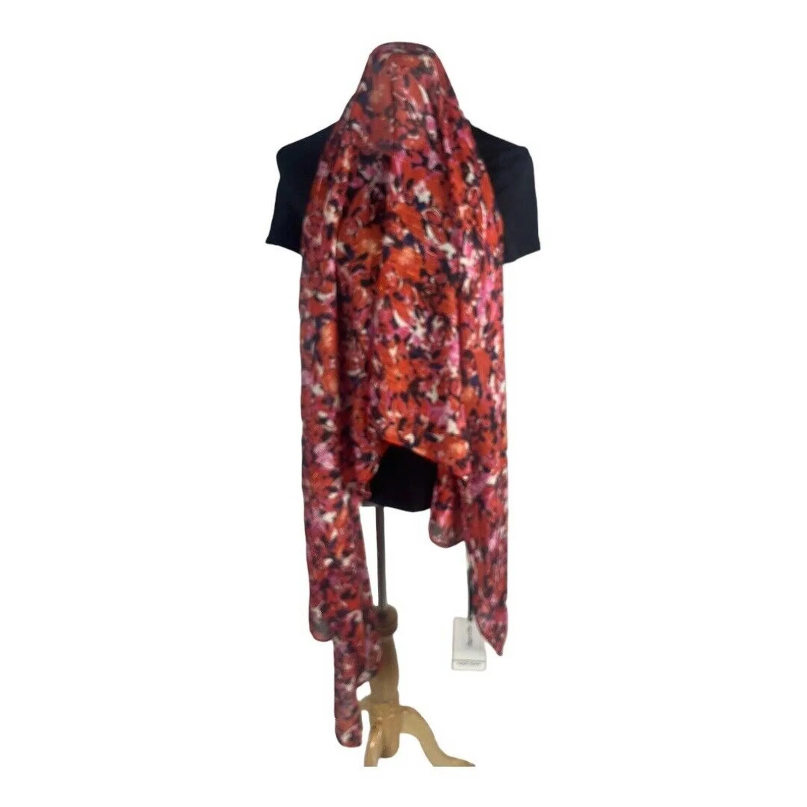 Naf Naf Scarf Red New With Tags‎ - Image 3