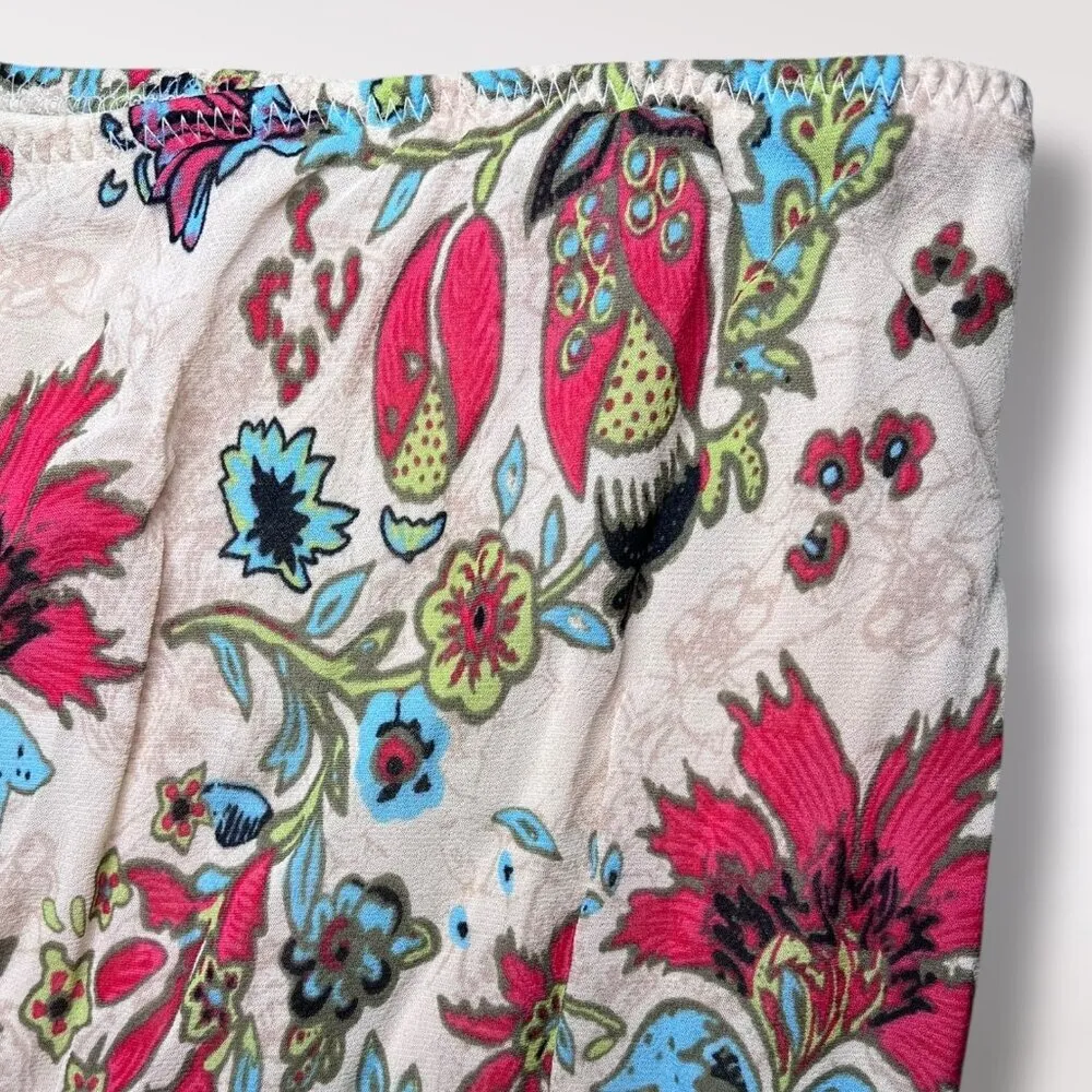 Cecilia Classics Floral Midi Skirt Y2K Boho Size Small Multiple - Image 9