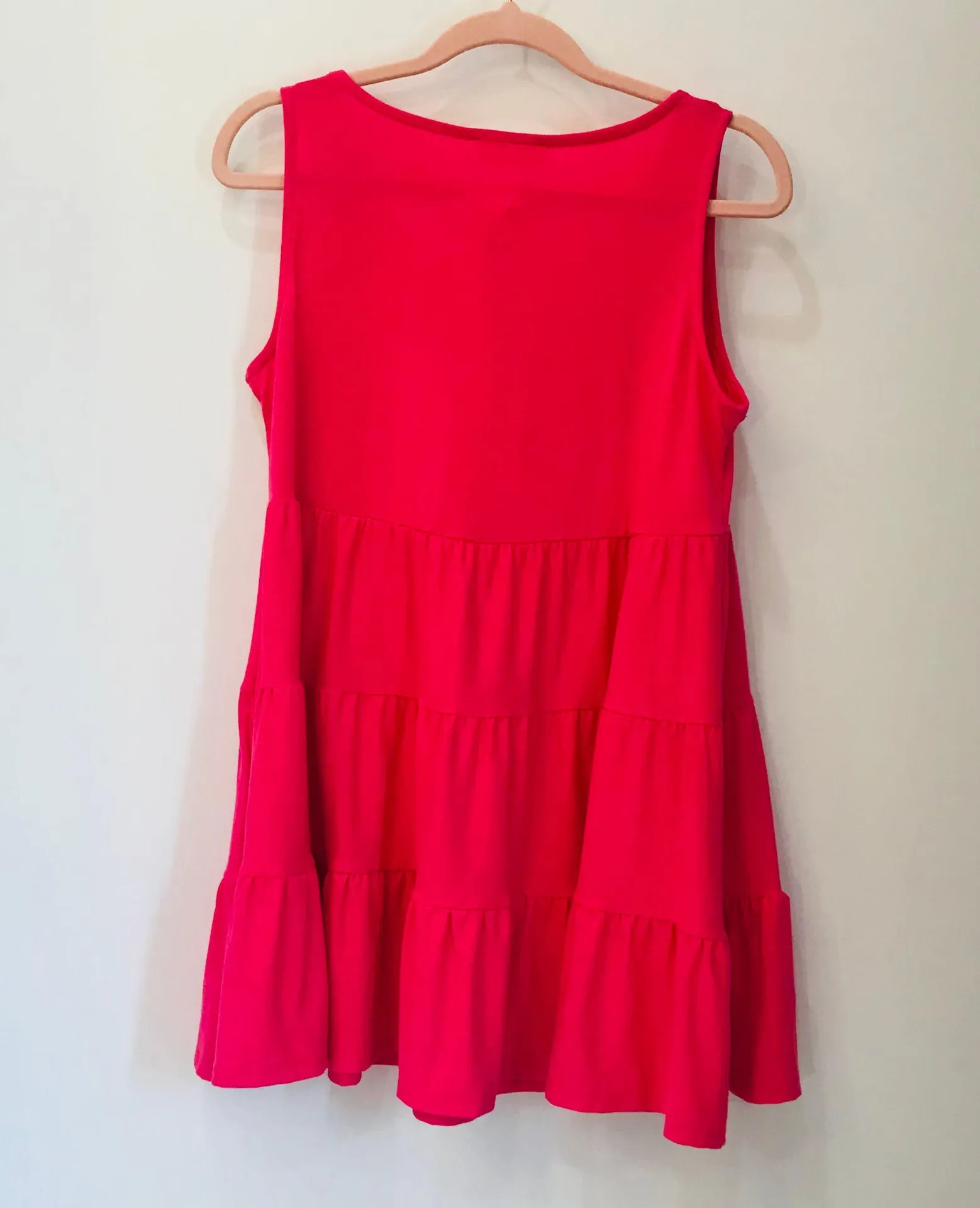 NWT Hot pink Boutique ruffle tank sz Sma - Image 5