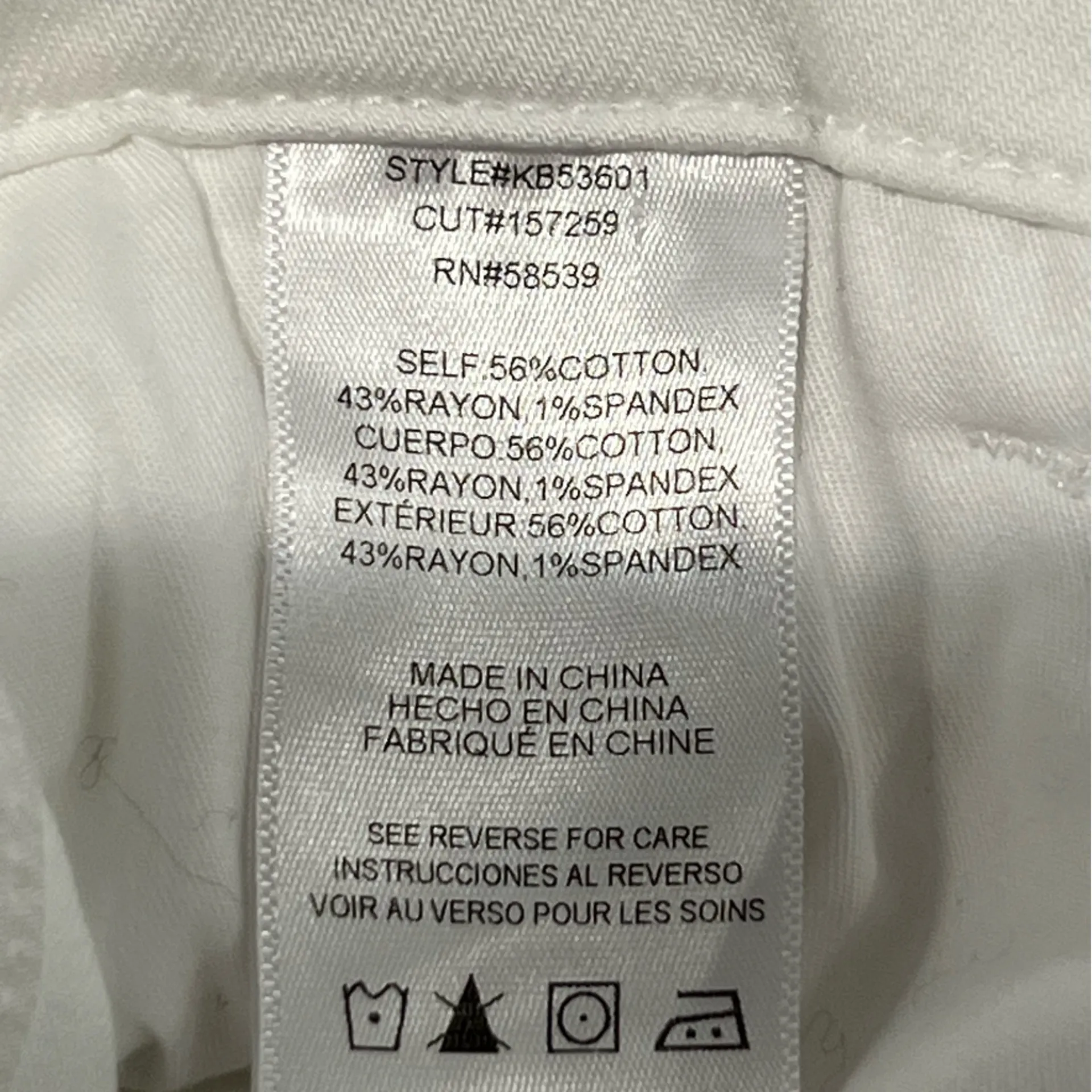 Kut From The Kloth Miller Trouser Wide Leg White Pants Size 10 Evereve - Image 7