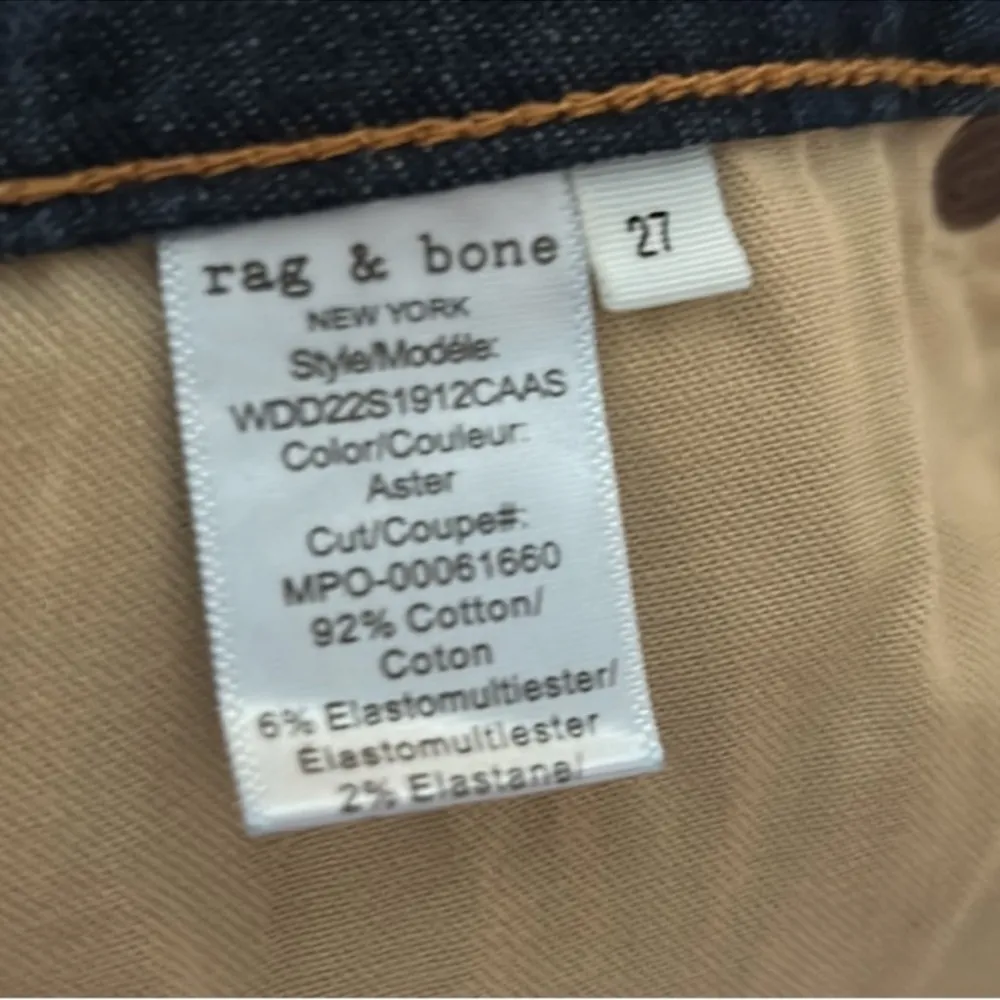 Rag & Bone Drea Low-Rise Short denim cutoff frayed hem Jean shorts size 27 - Image 8