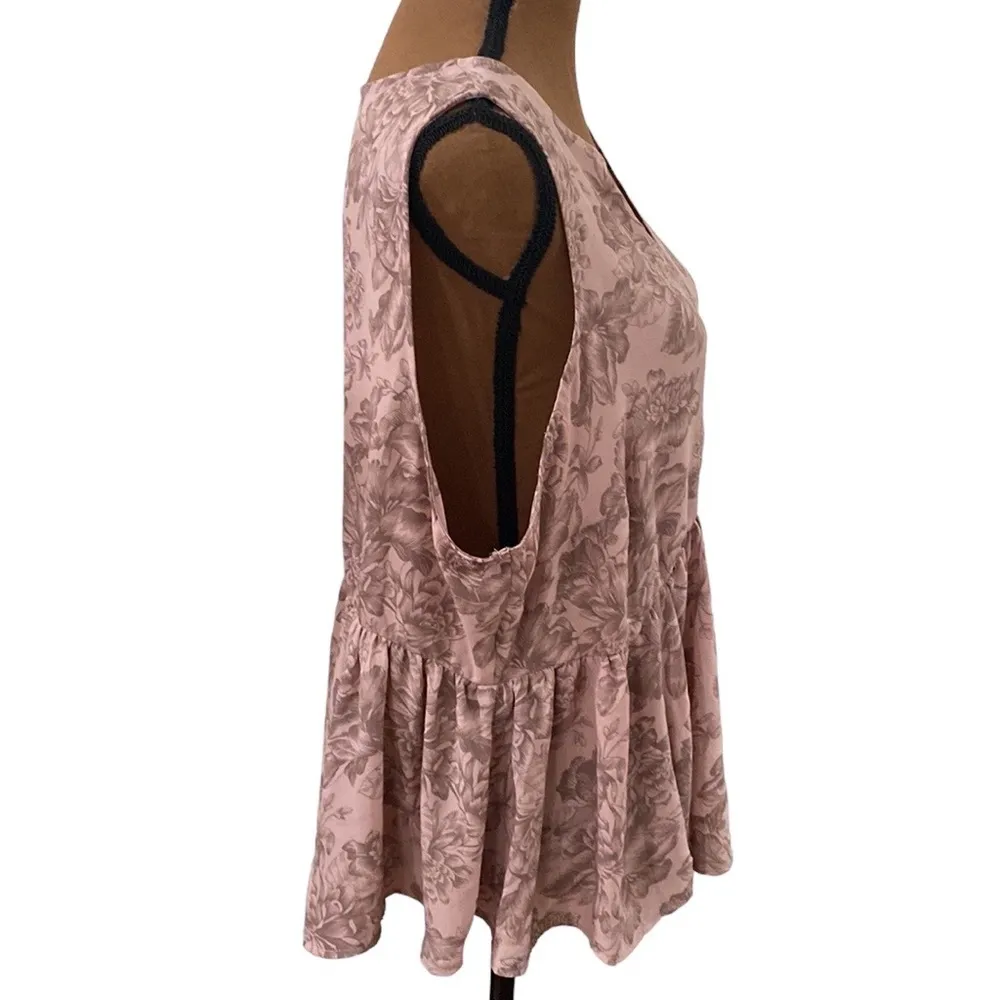 Torrid floral print peplum Georgette midi tank size 1X - Image 5