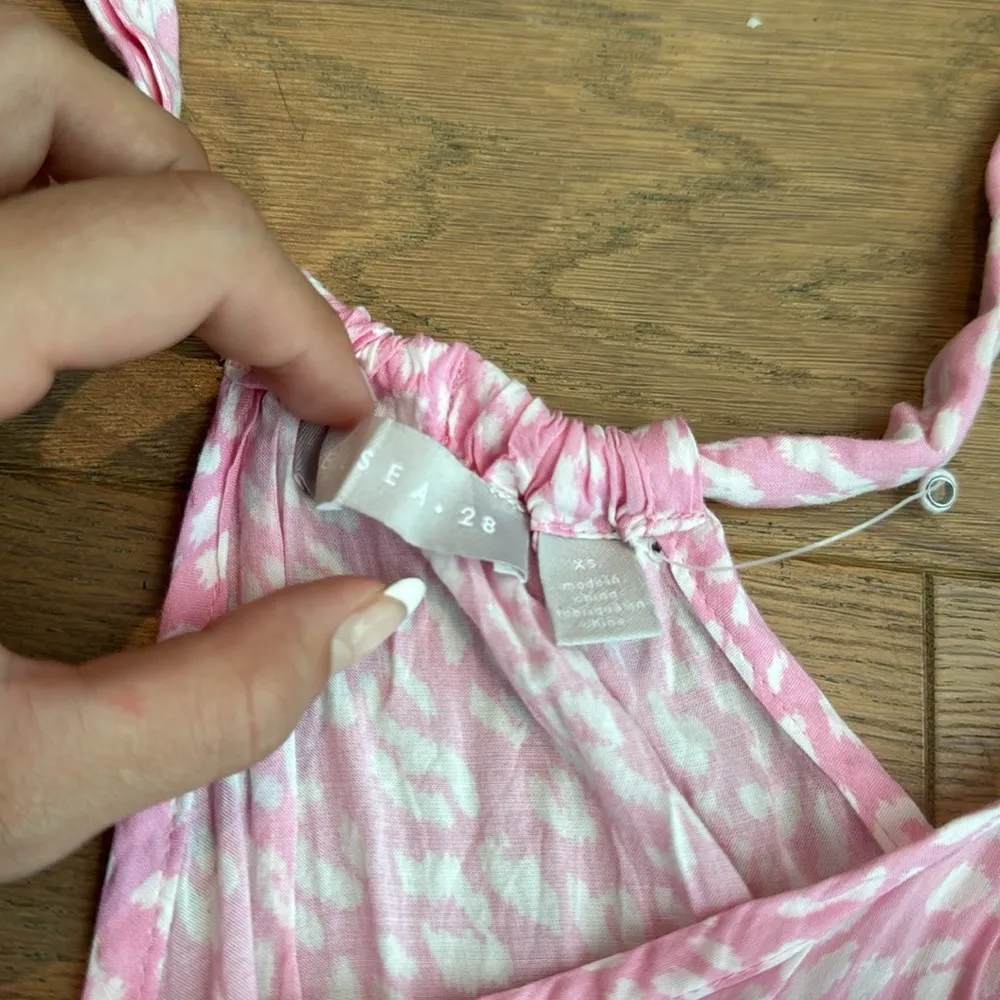 cute pink cheetah print dress/swimsuit coverup - Image 5