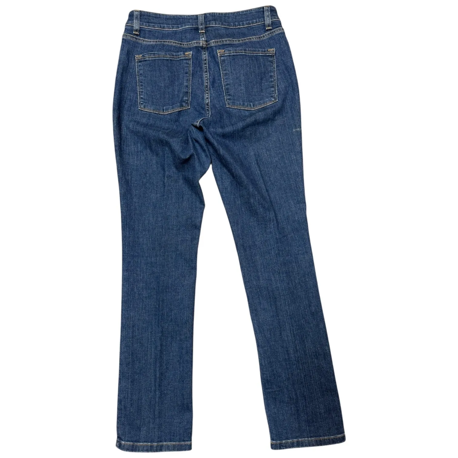 L.L.Bean Favorite Fit Mid Rise Stretch Jeans Medium Wash 6 Regular Blue - Image 3