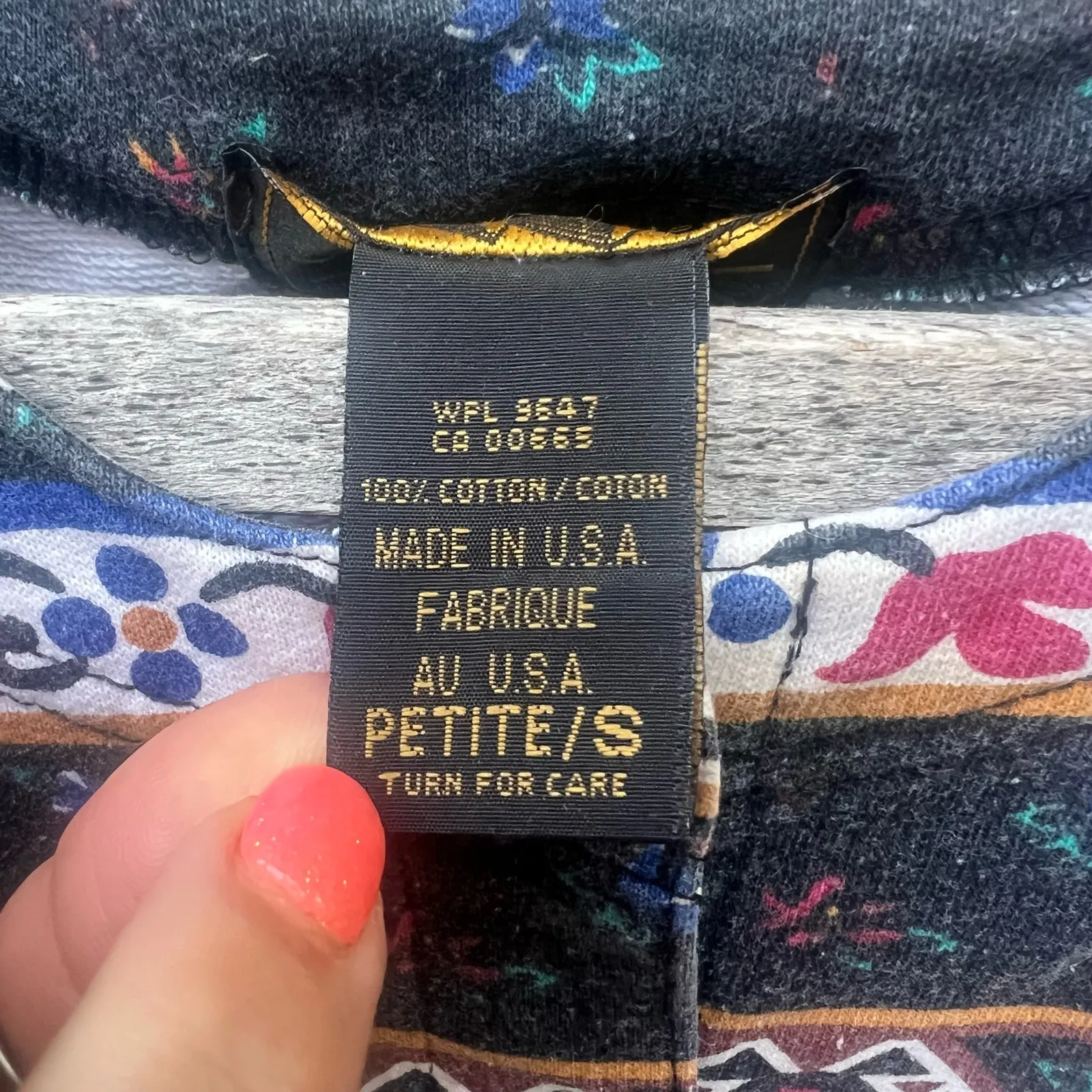 Vintage Eddie Bauer Knit Floral Fair Isle All Over Print Button Up Cardigan SP - Image 7