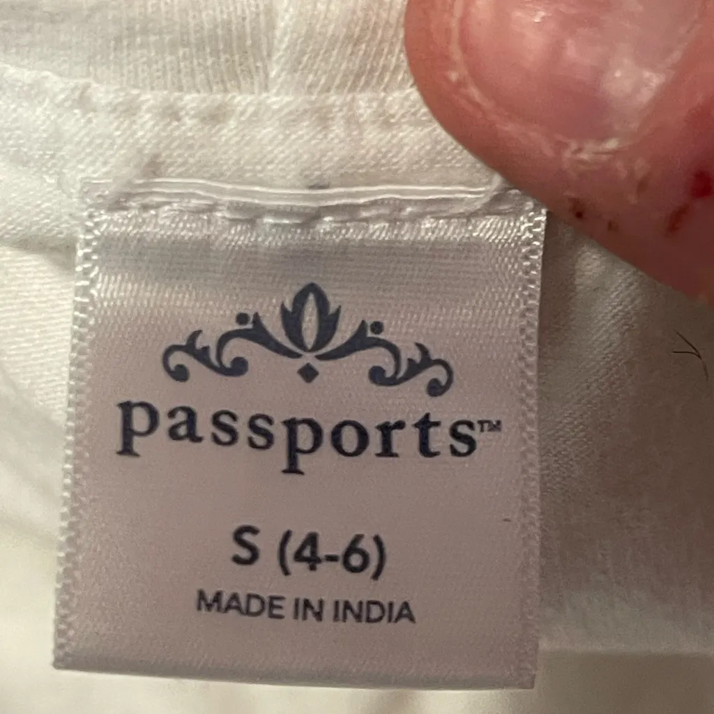 Passports Women’s Textured Midi Skirt Elegant White Boho Euro Summer Layered 🪬🧿 - Image 7