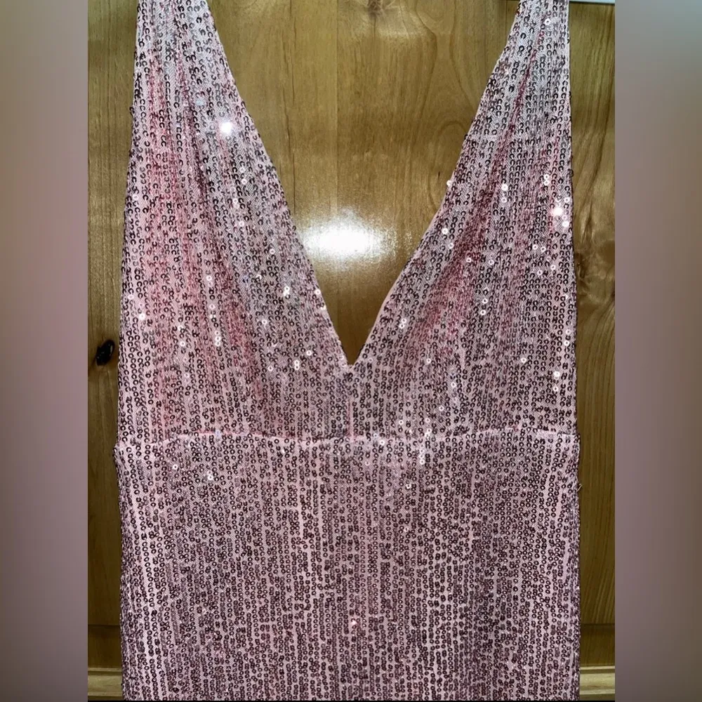 GLITTER GYPSY DRESS PINK- Size Medium (NWT) - Image 5