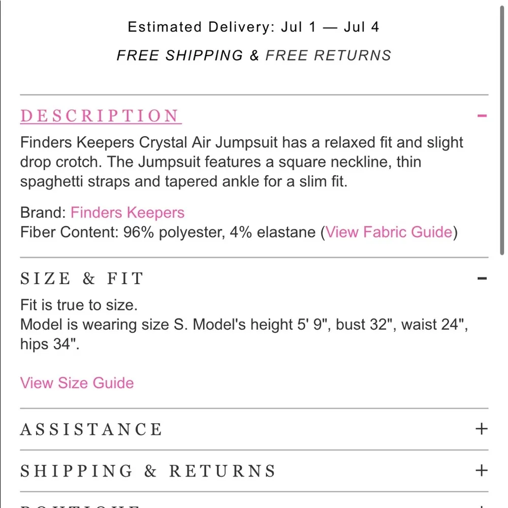 Blue Finders Keepers jumpsuit - Image 3