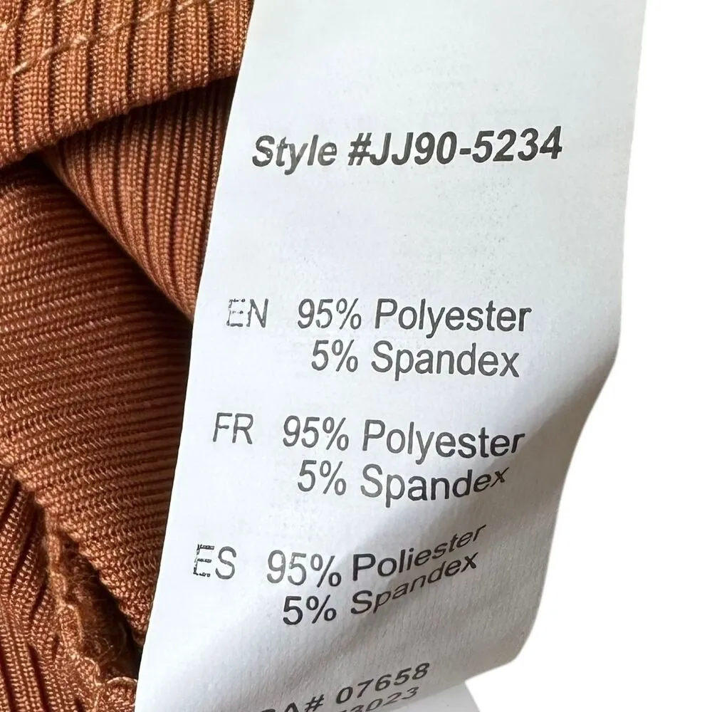 ReVamped Brown Bodysuit Tank Women Top Size Medium | 71-1 - Image 5