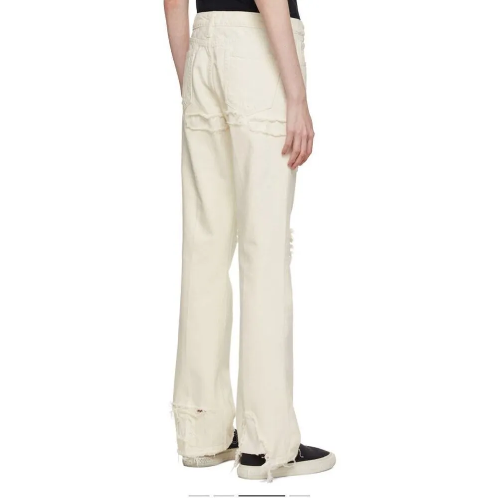 Frame Off White The‎ Low Boot Distressed Jeans Size 29 - Image 14