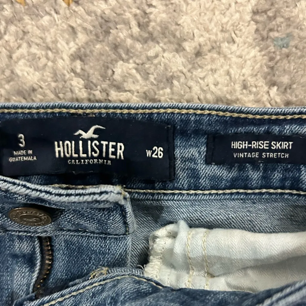Hollister Jean Blue Vintage Stretch Denim Skirt 3/26 - Image 2