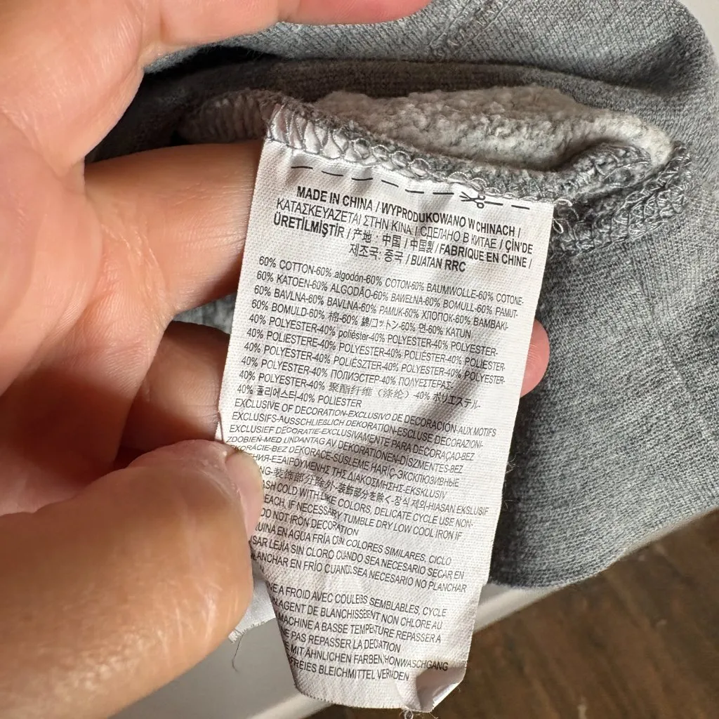 Vans grey logo hoodie - Image 3