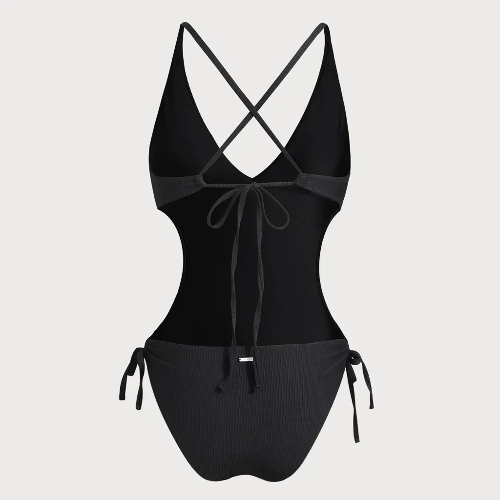 Berlook Black V Neck Backless One - Image 7