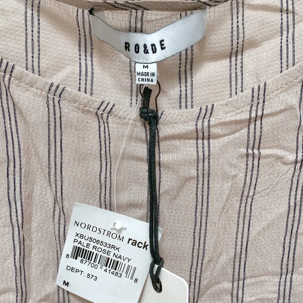 Ro & De Blush Ruffle Asymmetrical Tank - Image 5