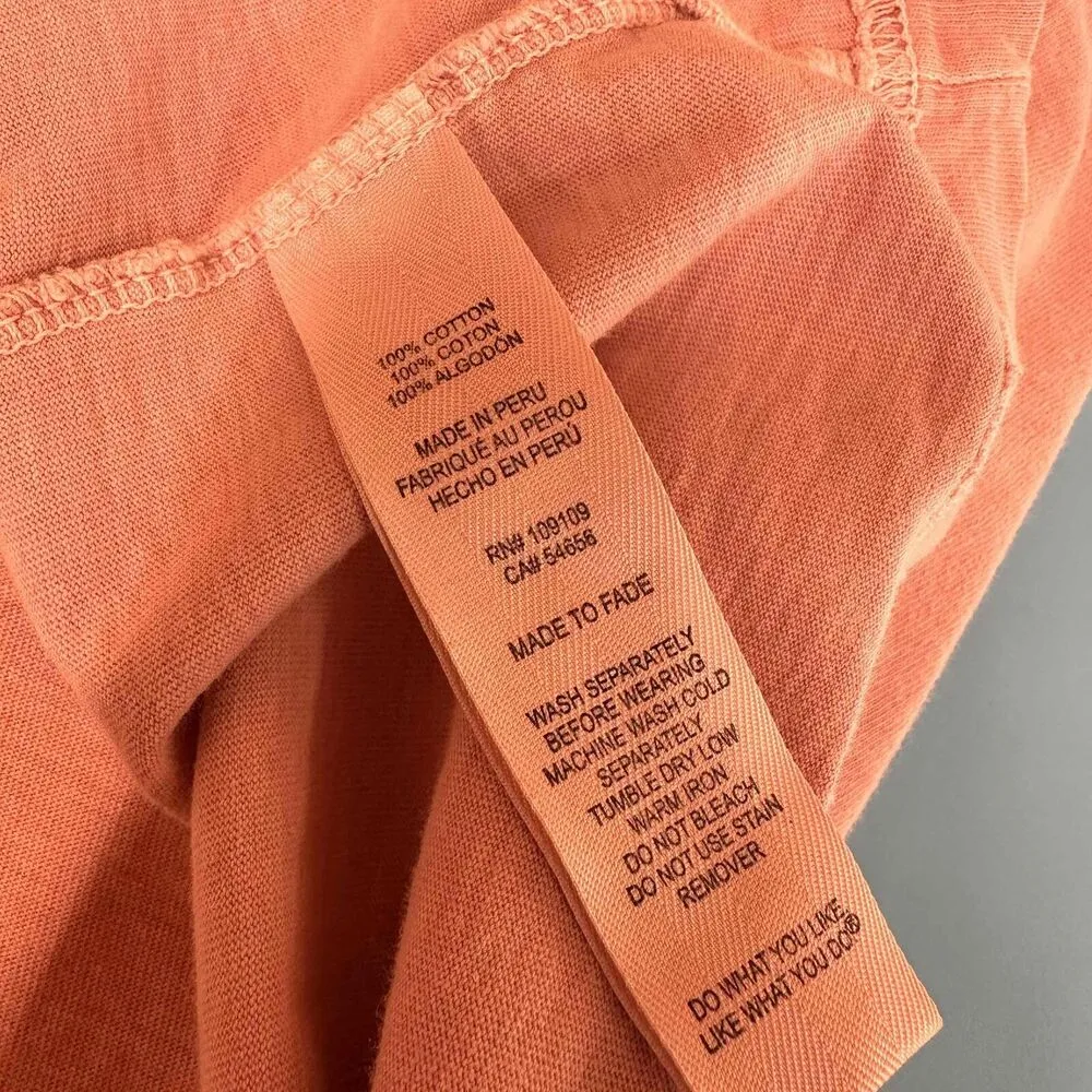 Life Is Good Pink Short Sleeve Guitar Let It Flow Graphic T-Shirt Size Small - Image 8