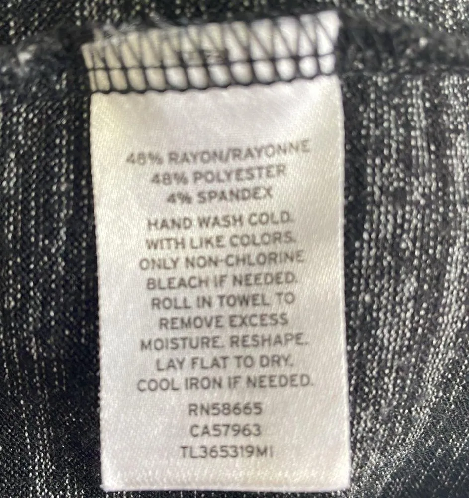 Leith Black Space Dyed Bodycon Tank Dresss - Image 6