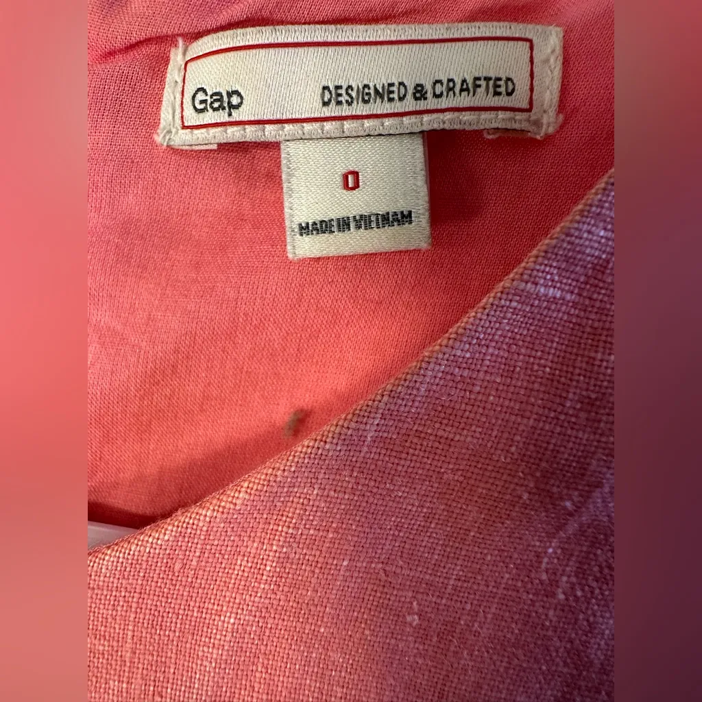 Gap Linen Dress Sz 0 - Image 7