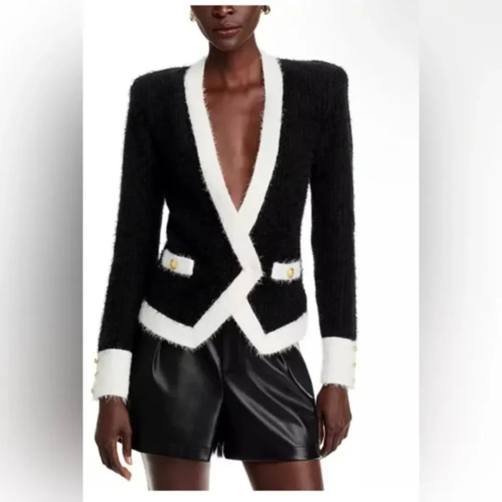 NEW NWT L’AGENCE Georgia Contrast Cardigan Blazer Size XS - Image 6