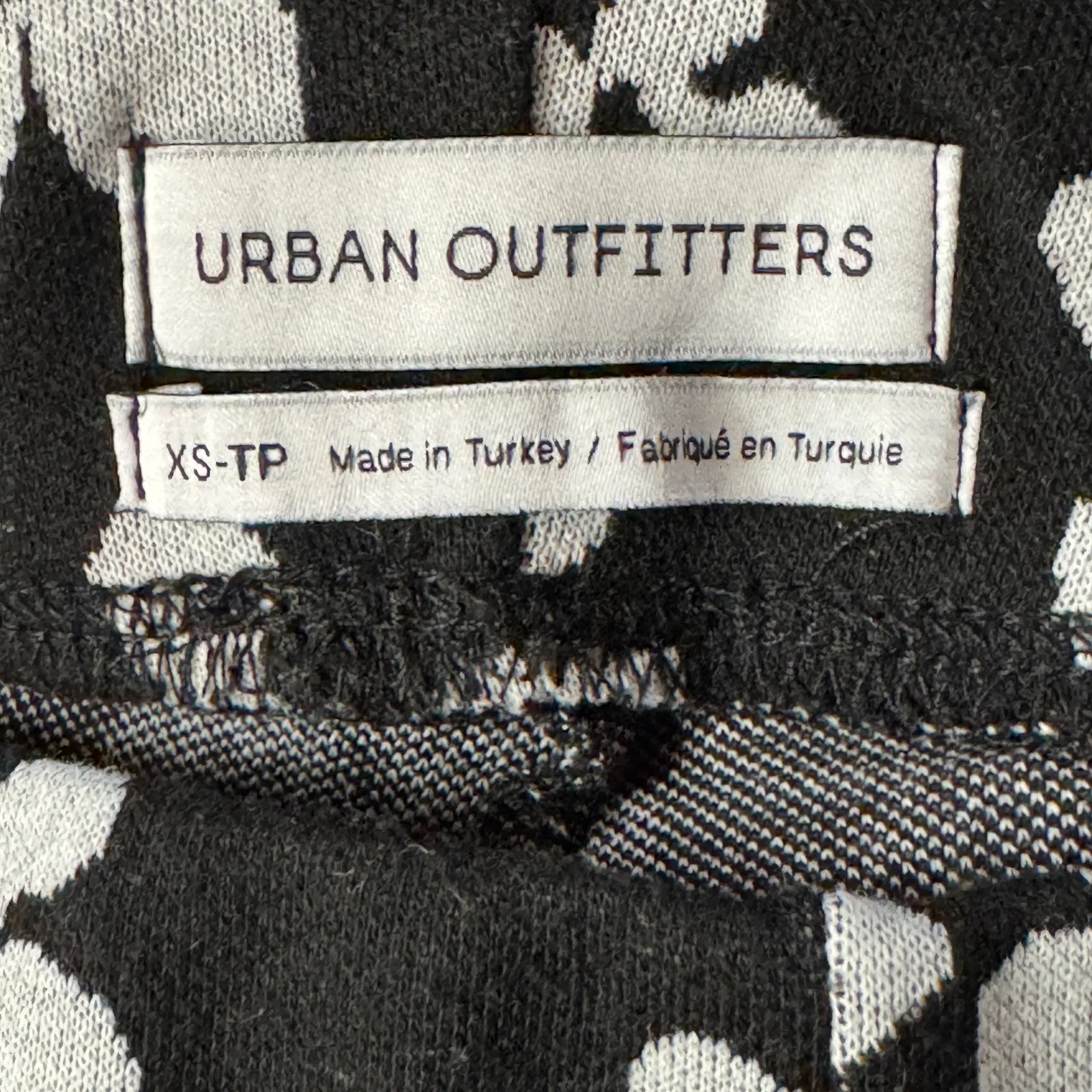 Urban Outfitters X-Small Bryn Flare Knit Pants Floral Stretch Pull-On Daisy Boho - Image 6