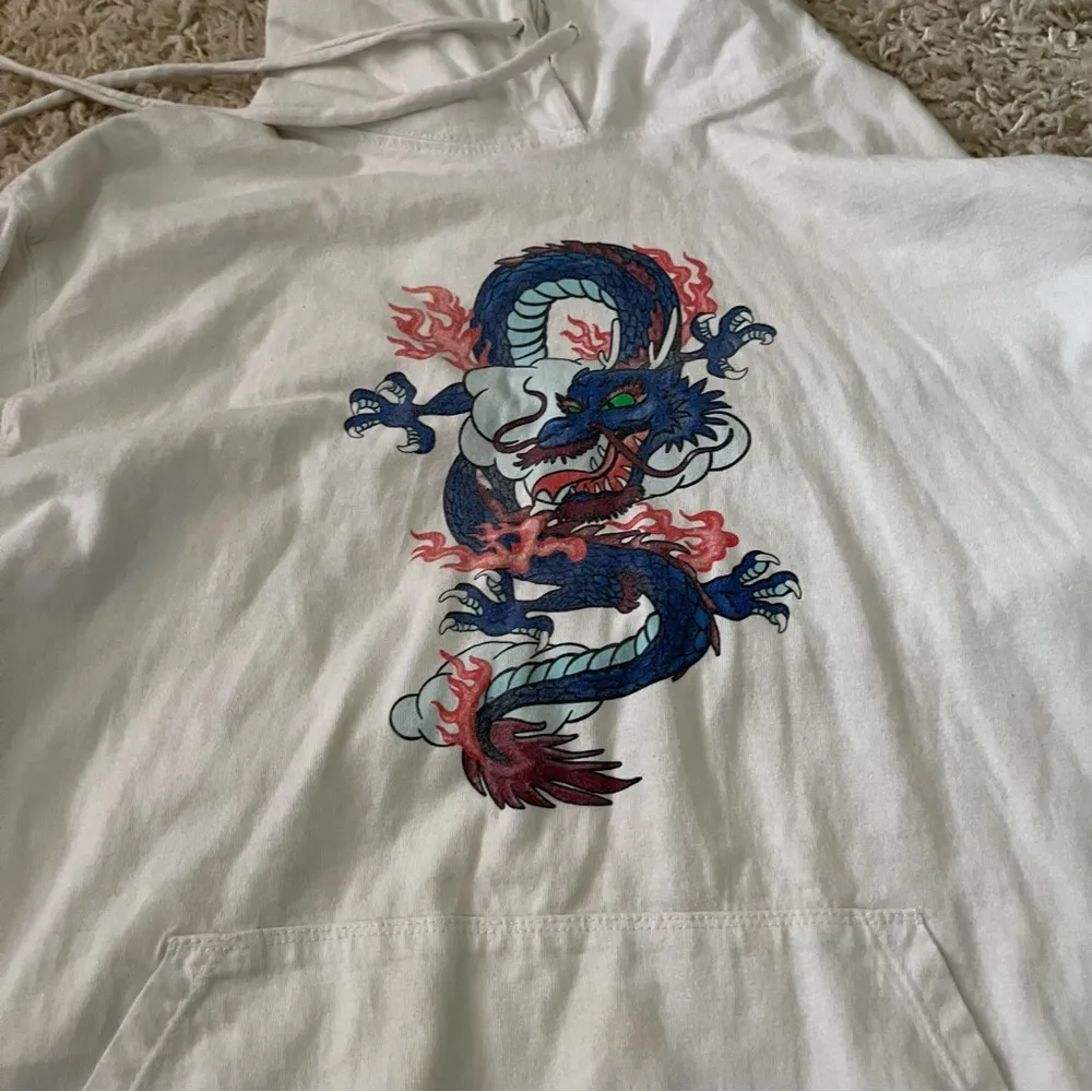 brandy Melville john galt snake print hoodie size small - Image 2