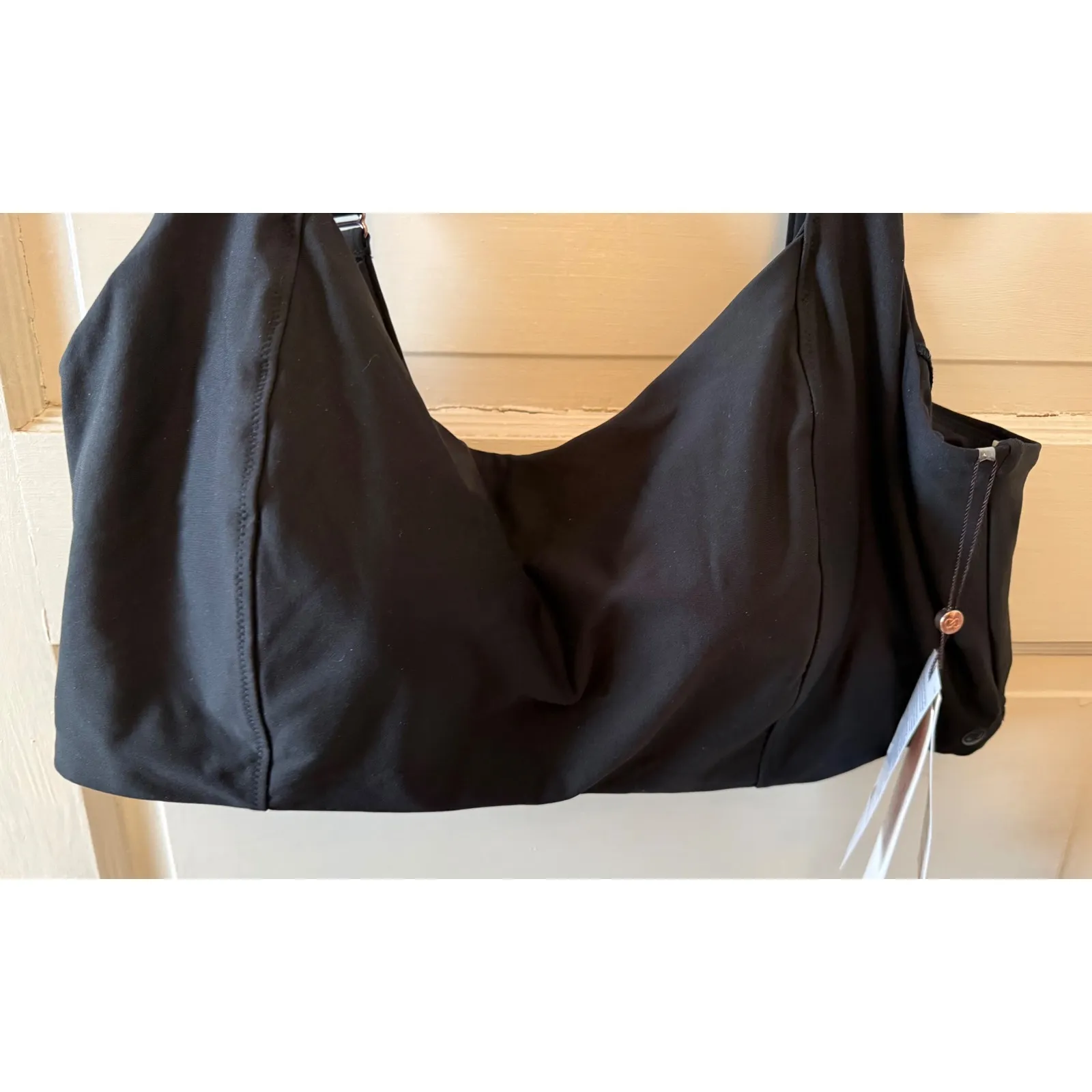 CALIA by Carrie Underwood Sleek Sculpt Swim Bikini Top Black Beach Size XXl - Image 5