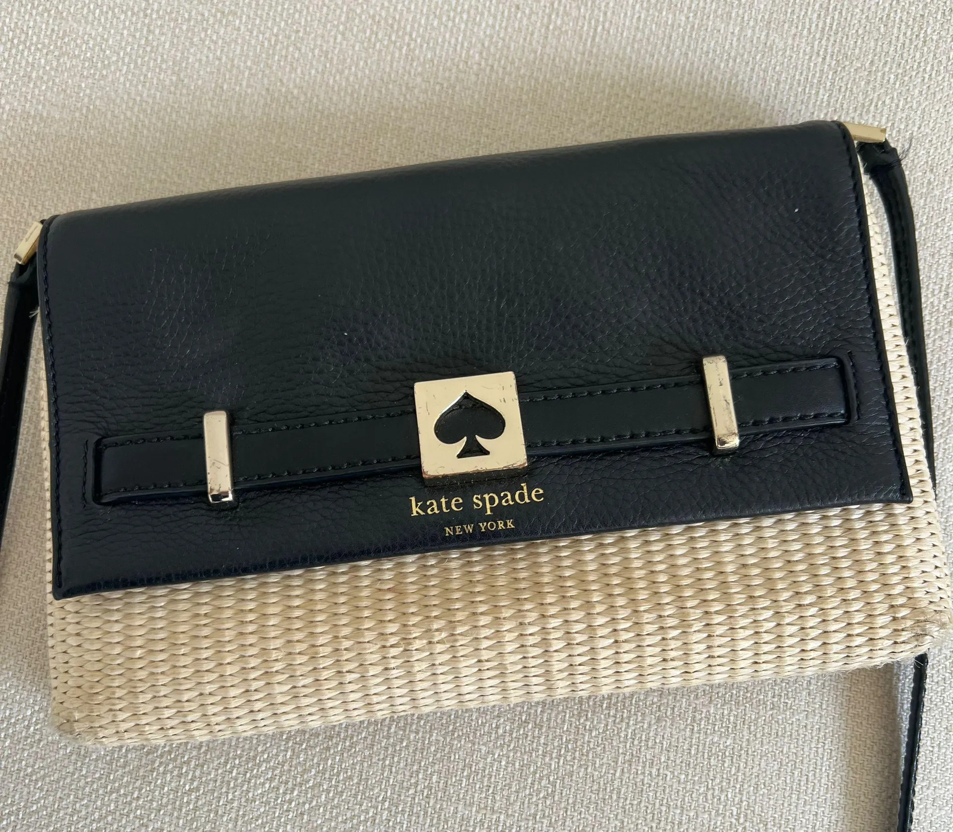 Kate Spade Black And Beige Crossbody Bag - Image 2