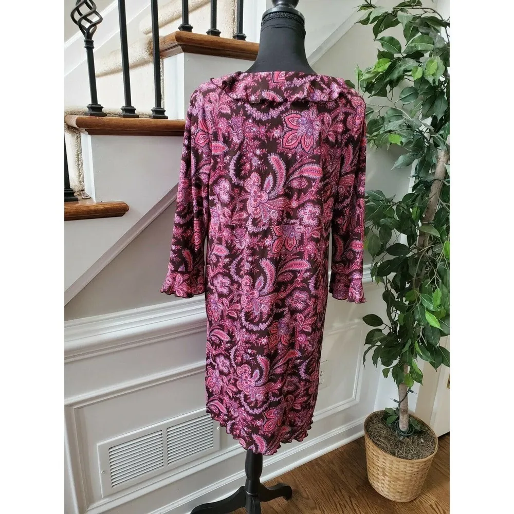 Liz Lange Maternity Women's Multicolor 100% Polyester Knee Length Dress - Image 7