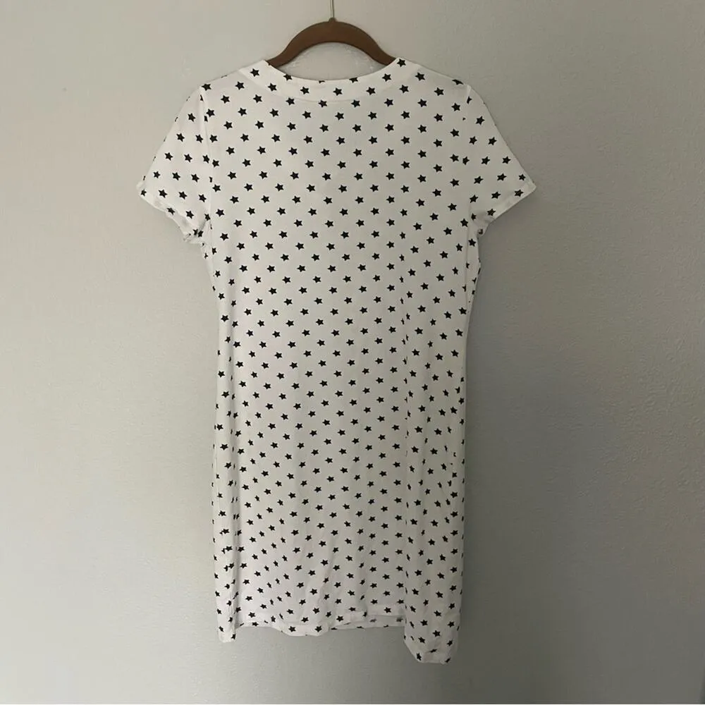 Tommy Hilfiger Star Print Knit Dress Navy Stars - Image 4